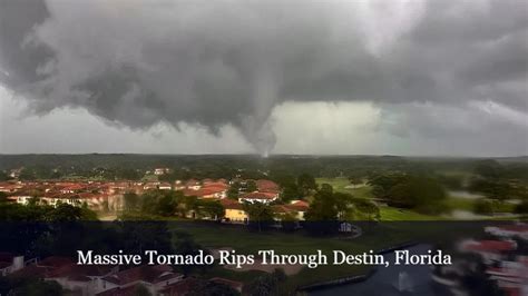 Massive Tornado Rips Through Destin Florida