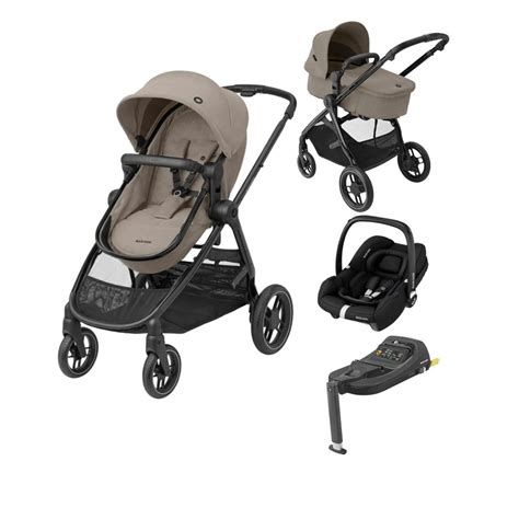 Maxi Cosi Zelia Luxe 3In1 Travel System Twillic Truffle Everything Baby