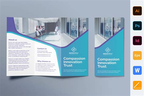 Medical Clinic Brochure Trifold Brochure Templates Creative Market