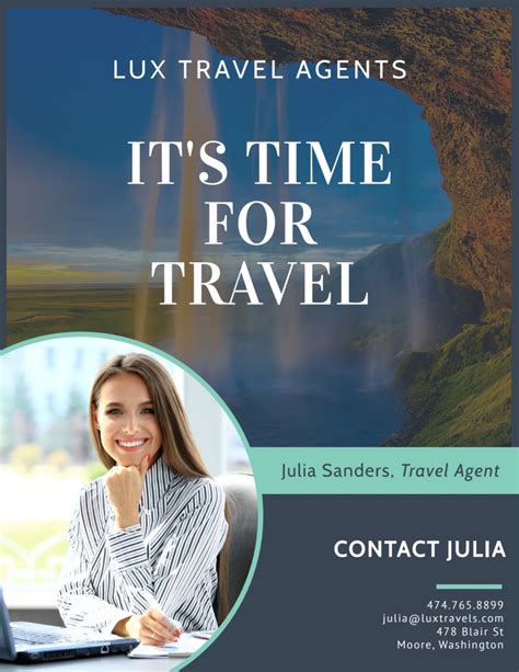 Meet Our Travel Agent Flyer Template Mycreativeshop