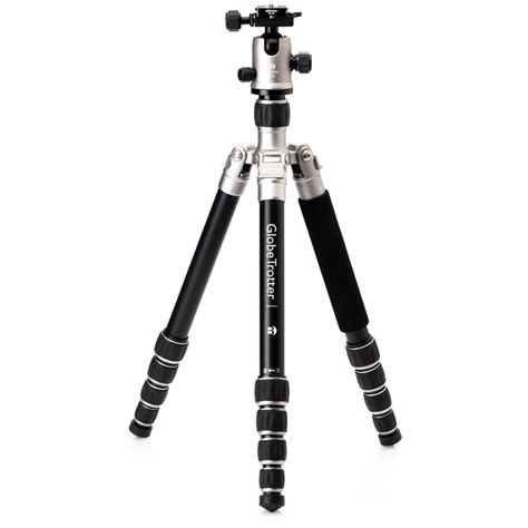 Mefoto Globetrotter Aluminum Travel Tripod Kit Titanium