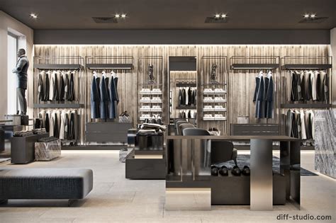 Men Amp 39 S Clothing Store In Kiev On Behance Fashion Shop Interior Shop Interior Design Clothing