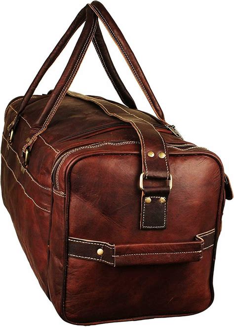 Men Original Leather Large Capacity Designer Duffle Travel Luggage Bag