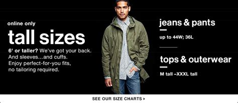 Men S Big And Tall Clothing Gap Free Shipping On 50