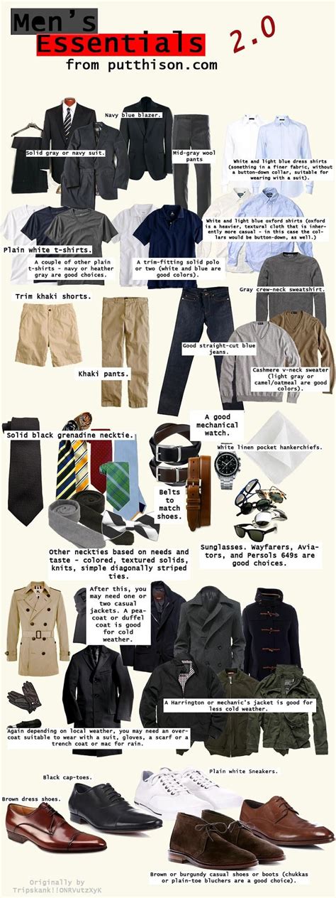 Men S Clothing Essentials Pictures Photos And Images For Facebook