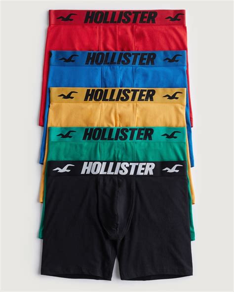 Men S Longer Length Boxer Brief 5 Pack Men S Clearance Hollisterco Com