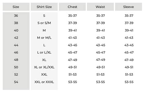 Men S Suit Size Chart Measuring Guide By Shinesty