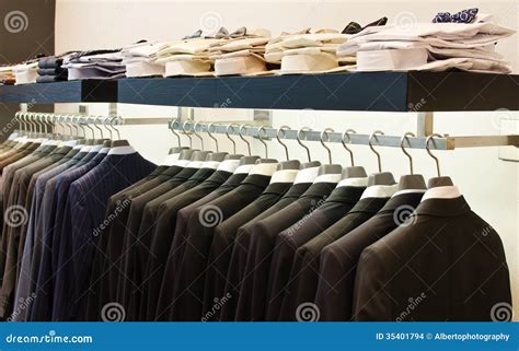 Mens Clothing Store Stock Photo Image Of Professional 35401794