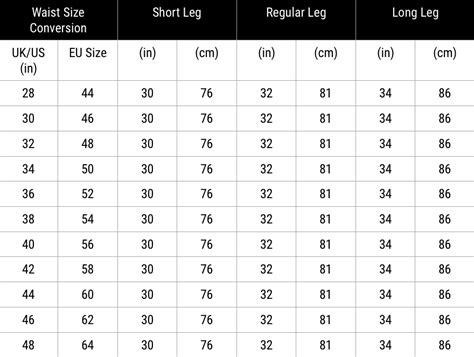 Mens Size Guide That British Tweed Company