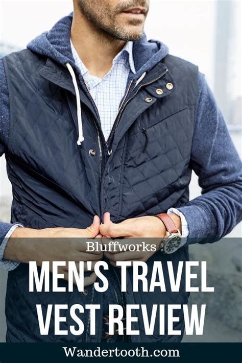 Mens Travel Vests Bluffworks Men S Travel Vests With Hidden Pockets