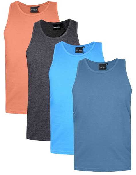 Mens Vest Gym Top Muscle Vest King Size Big Tall Tank Top Sizes M 8Xl