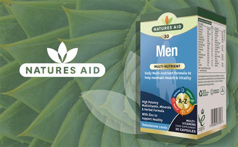 Mens Vitamins Multivitamin For Men Natures Aid