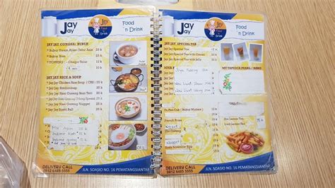 Menu At Jay Jay Cafe Pematangsiantar