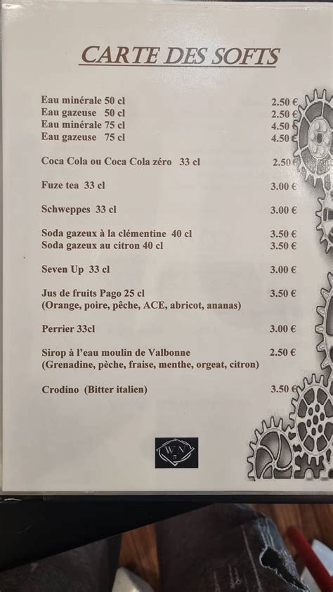 Menu At Why Not 5 Restaurant La Trinit