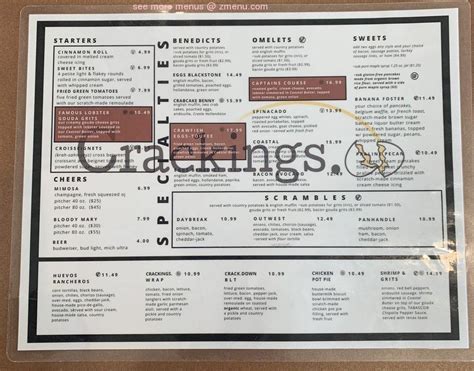 Menu For Crackings In Destin Fl Explore Latest Menu With Photos And