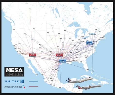 Mesa Airlines Flight Destinations