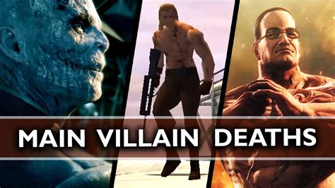 Metal Gear Solid All Main Villain Deaths Youtube