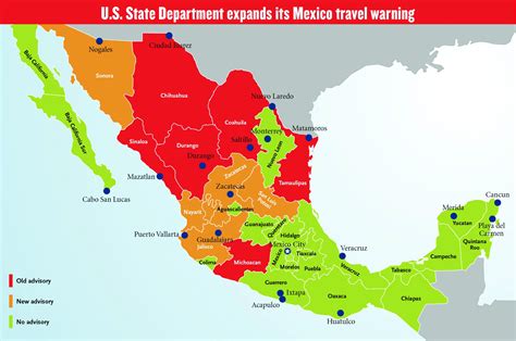 Mexico Travel Advisory 2024 Map Alyson Eugenie