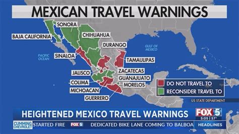 Mexico Travel Warning Map Ah Studio Blog