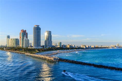 Miami Beach And Condos Stock Photo Image Of Beach Condo 118203260