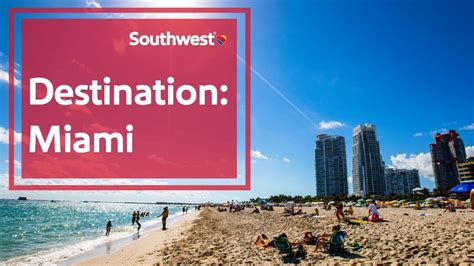 Miami Travel Guide Southwest Destinations Youtube