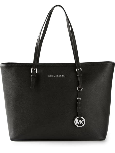 Michael Kors Jet Set Large Travel Tote Black 35T9gtvt2l Shein Usa