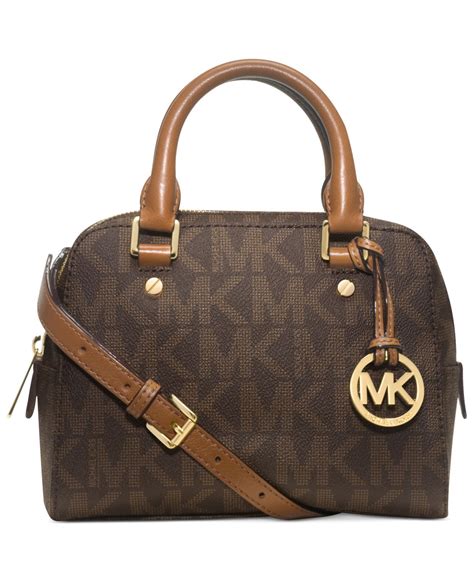 Michael Kors Michael Jet Set Small Travel Satchel In Brown Lyst