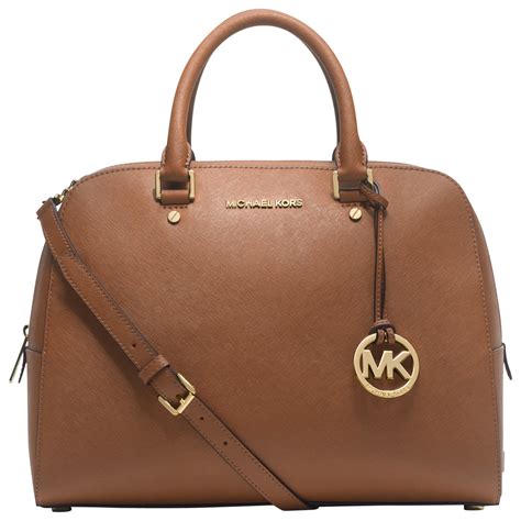 Michael Michael Kors Jet Set Travel Large Satchel Bag In Brown Luggage