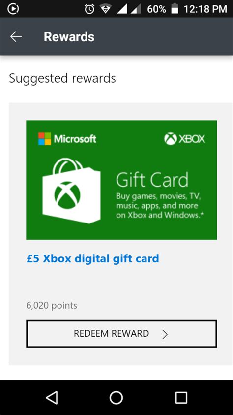 Microsoft Rewards Points Needed To Redeem Gift Cards Has Increased From