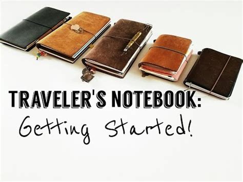 Midori Traveler S Notebook Journey Getting Started Youtube