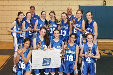 Millburn Seventh Grade Girls Travel Basketball Team Win Championship Millburn Nj Patch