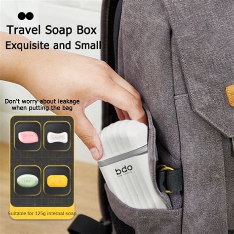 Mini Soap Travel Case Outdoor Hiking Camping Necessary Portable Soap