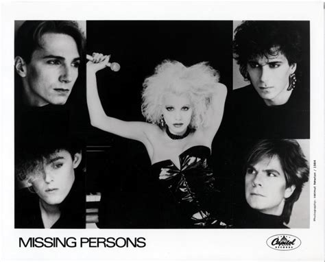 Missing Persons Vintage Concert Photo Promo Print 1984 At Wolfgang S