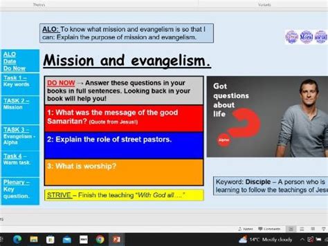 Mission And Evangelism Christianity Practices Teaching Resources