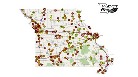 Missouri Department Transportation Travel Map