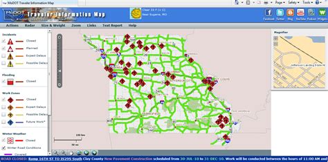 Missouri Department Of Transportation Traveler Information Map Down