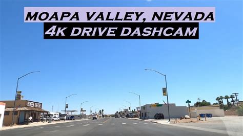 Moapa Valley Nevada 4K Driving Tour Dashcam Overton Logandale