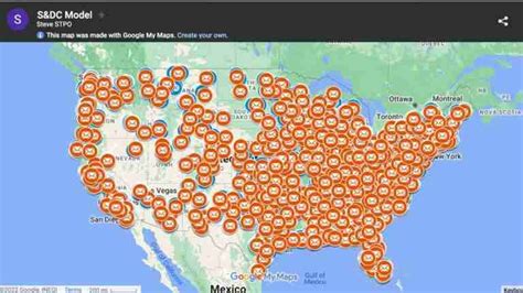 Modeling The New Usps Delivery Network List Map Postal Times