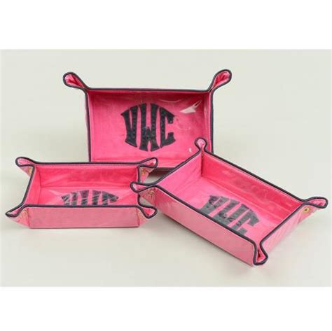 Monogrammed Set Of 3 Snap Travel Trays By Talley Ho Des