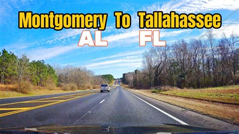 Montgomery Al To Tallahassee Fl Usa Youtube