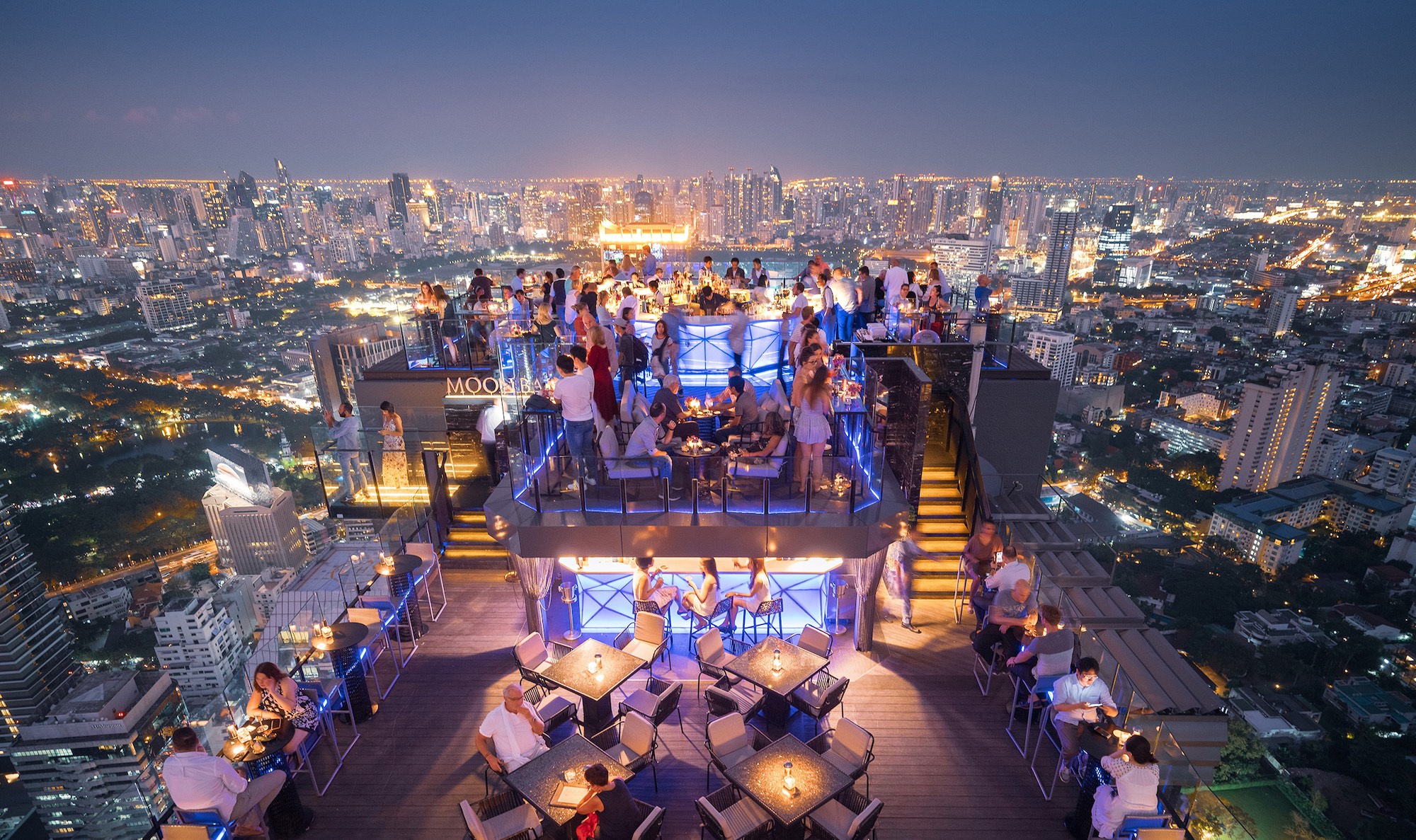 Moon Bar Rooftop Bar At Banyan Tree Bangkok Asia Bars Amp Restaurants