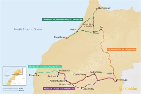 Morocco Travel Maps Maps To Help You Plan Your Morocco Vacation Kimkim