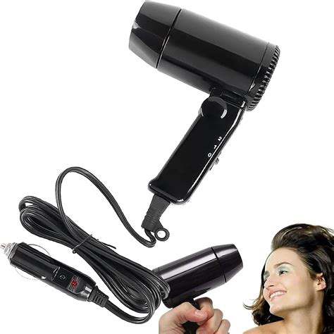 Powerful 12V Travel Hair Dryer