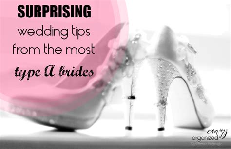 Most Surprising Wedding Tips From Type A Brides