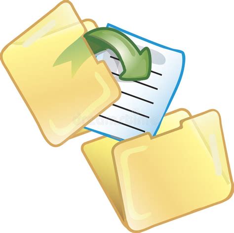 Move Icon Stock Illustration Illustration Of Move Folder 6655300