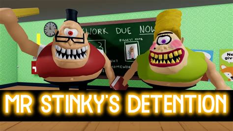 Mr Stinky S Detention Obby Hard Mode Full Walkthrough Youtube