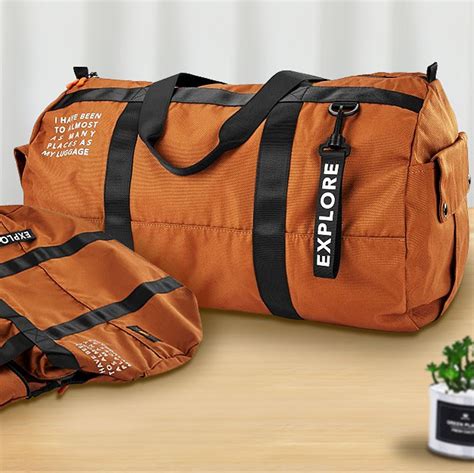 Multi Functional Foldable Travel Bag Carry On Duffle Bag