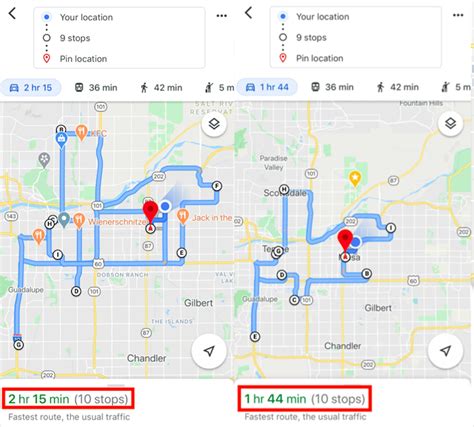 Multiple Stops Google Maps