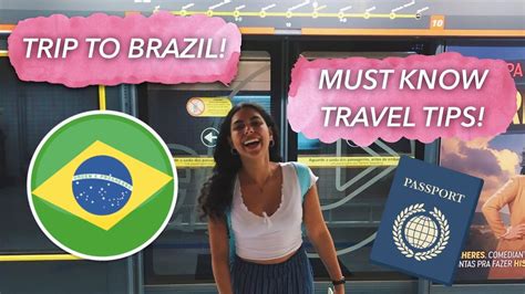 Must Know Travel Tips 12 Hour Trip To Brazil Youtube