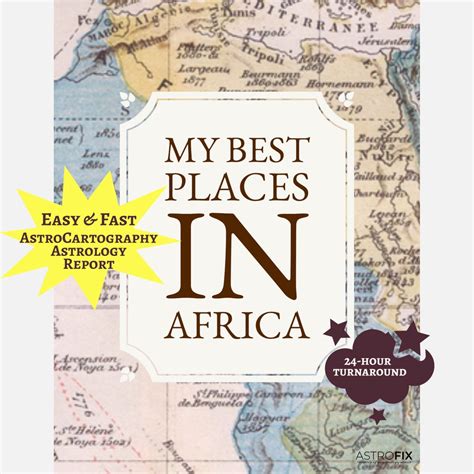 My Best Places In Africa Astrocartography Report